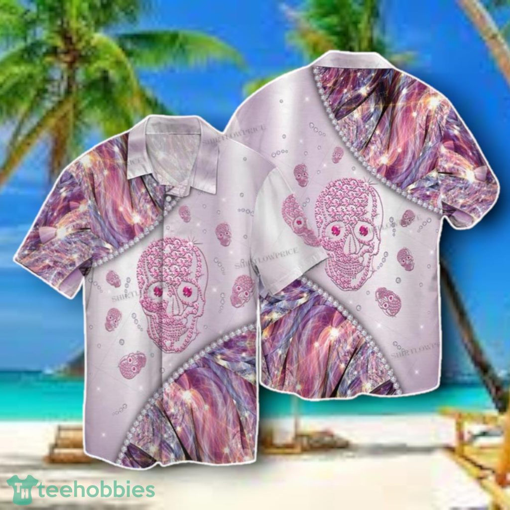 Skull Diamond Hawaiian Shirt Style Gift