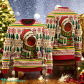 Sleepy Cat Santa Ugly Christmas Sweater Cute Animal Xmas Sweater