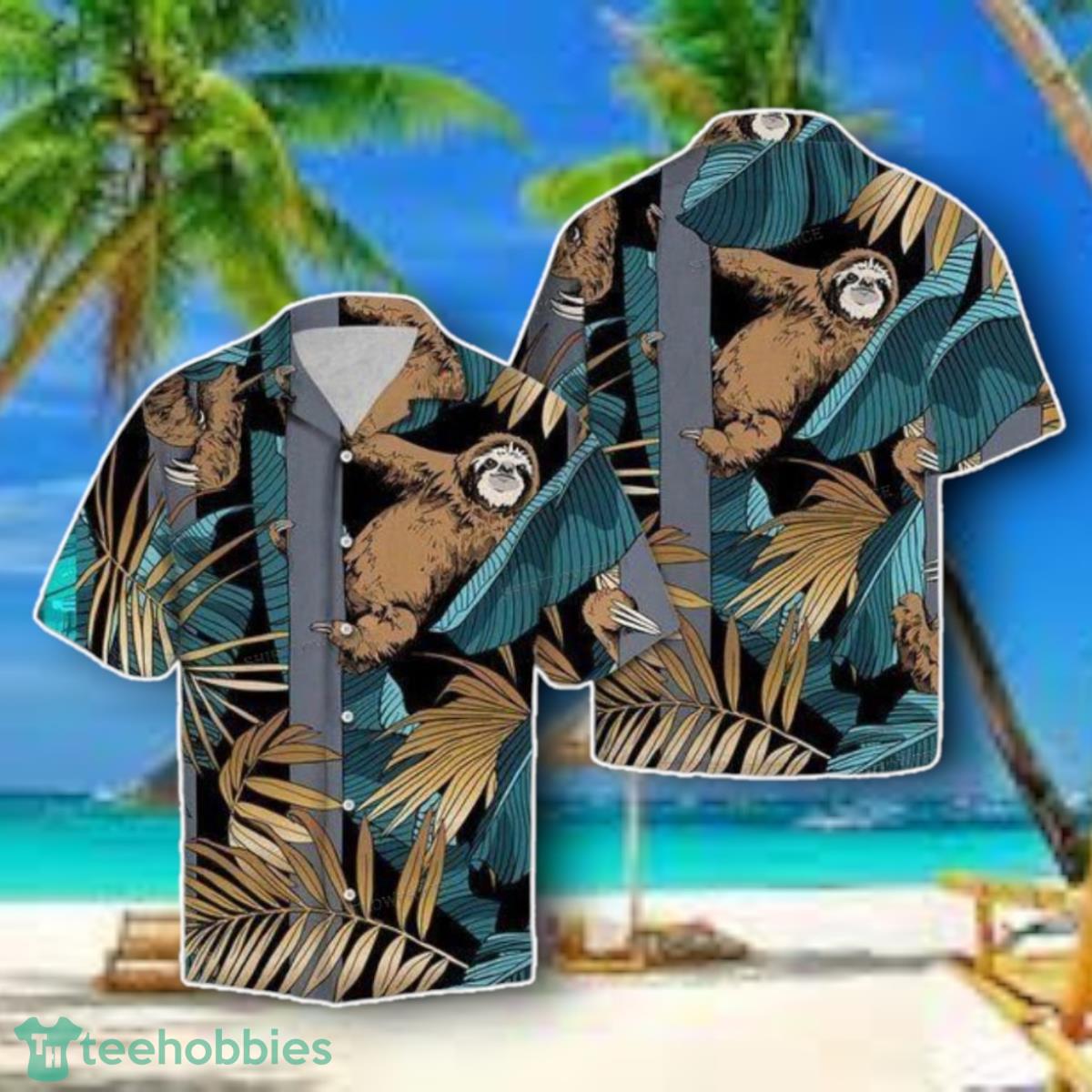 Sloth Hawaiian Shirt Style Gift For Men And Women