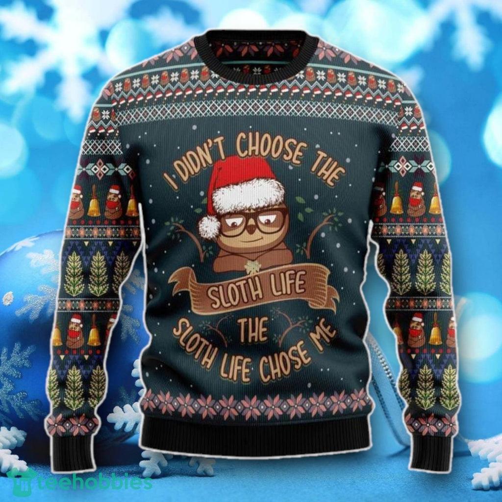 Sloth Life Ugly Christmas Sweater Unique Gift