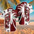 South Carolina Gamecocks Ncaa Aloha Tropical Hawaiian Shirt For Men And Women Custom Name