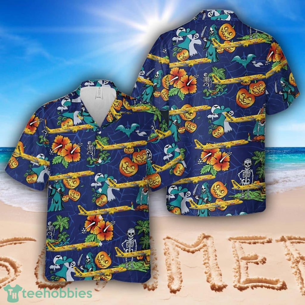 Spirit A321 Neo Halloween Hawaiian Shirt Beach Summer Shirt