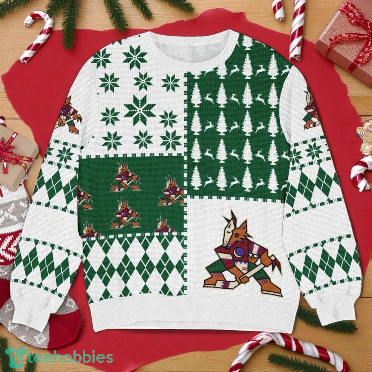 Sport Team Arizona Coyotes NHL Ugly Christmas Sweater All Over Prints Christmas 3D Sweater For Men Women