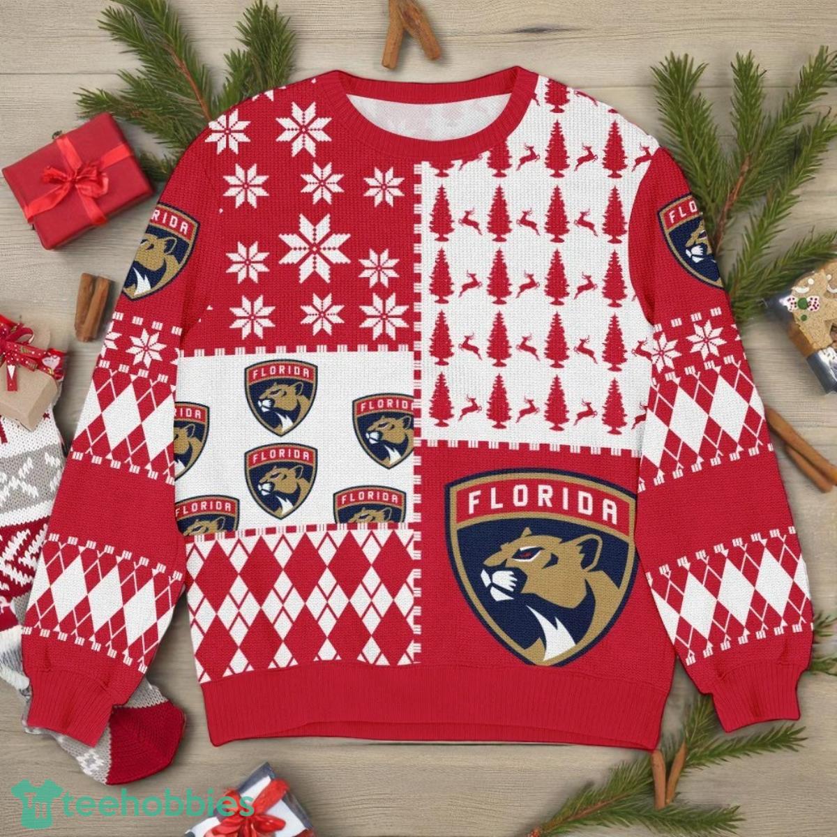 Sport Team Florida Panthers NHL Ugly Christmas Sweater All Over Prints Christmas 3D Sweater For Men Women