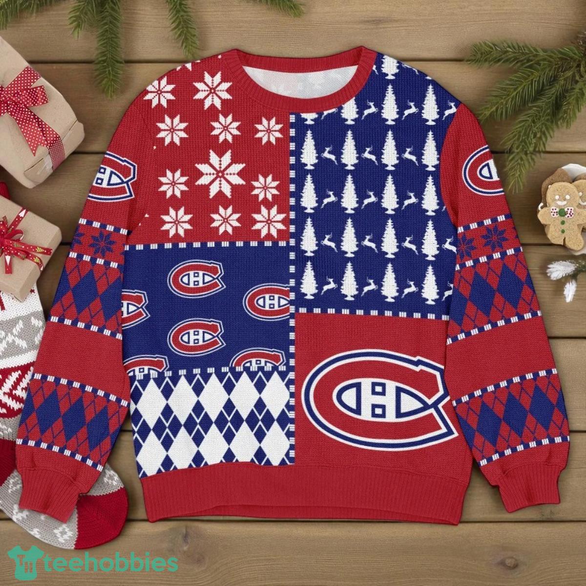 Sport Team Montreal Canadiens NHL Ugly Christmas Sweater All Over Prints Christmas 3D Sweater For Men Women