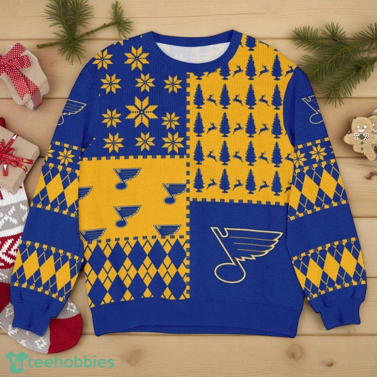 Sport Team St. Louis Blues NHL Ugly Christmas Sweater All Over Prints Christmas 3D Sweater For Men Women