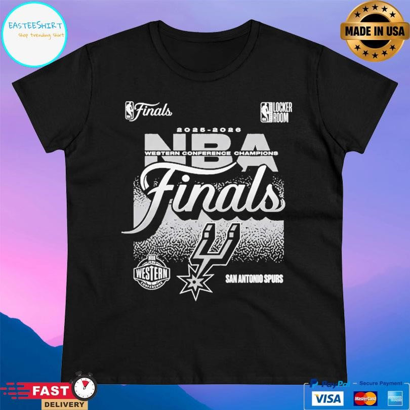 Spurs 2026 Conference Finals Champions Locker Room Shirt