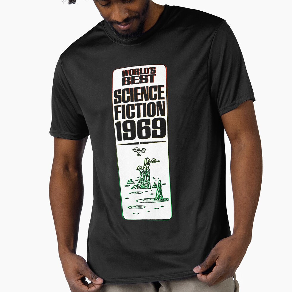 Worlds Best Science Fiction 1969 - Vintage Retro Art by Michael Stewart