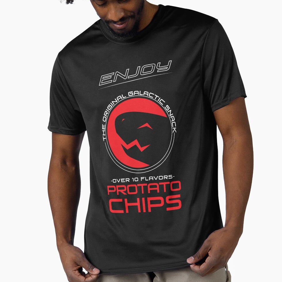 Protato Chips ad style (white text) by Protato-Chips