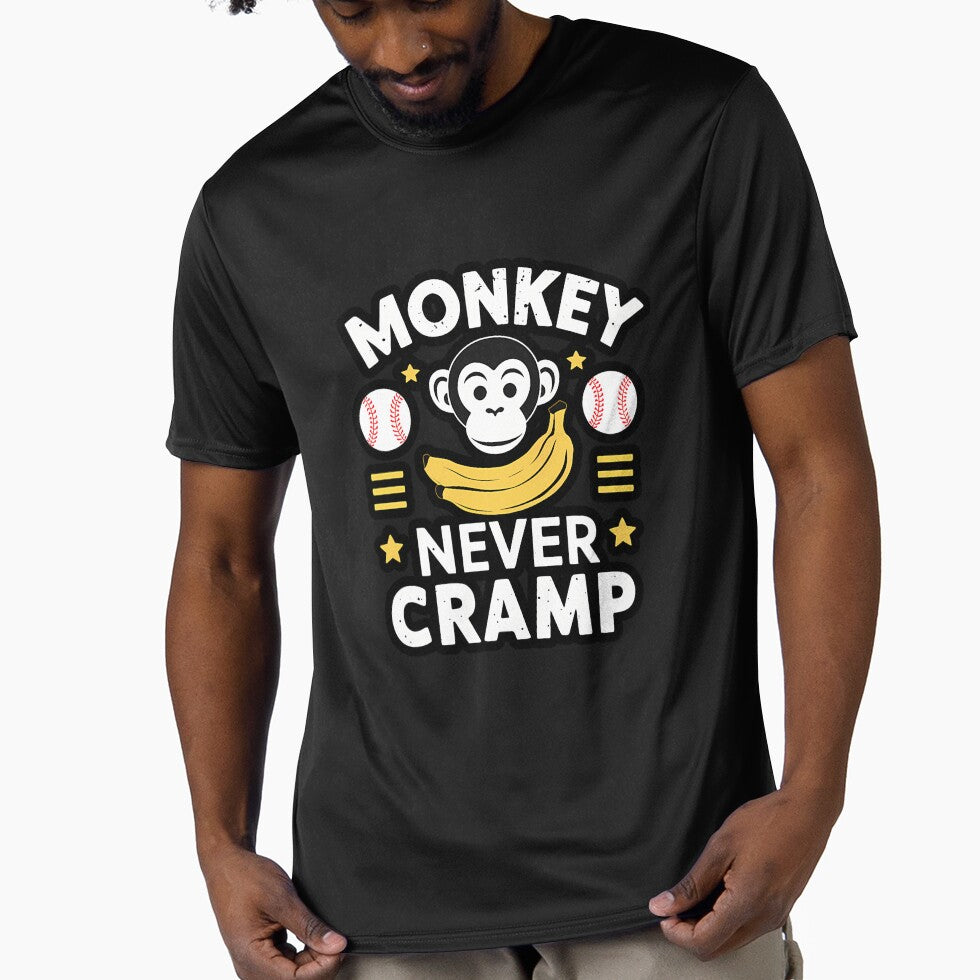 Monkey Never Cramp - Funny Baseball by Vevonina