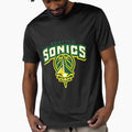 Seattles Supersonicss Logo Basketball by icmarket