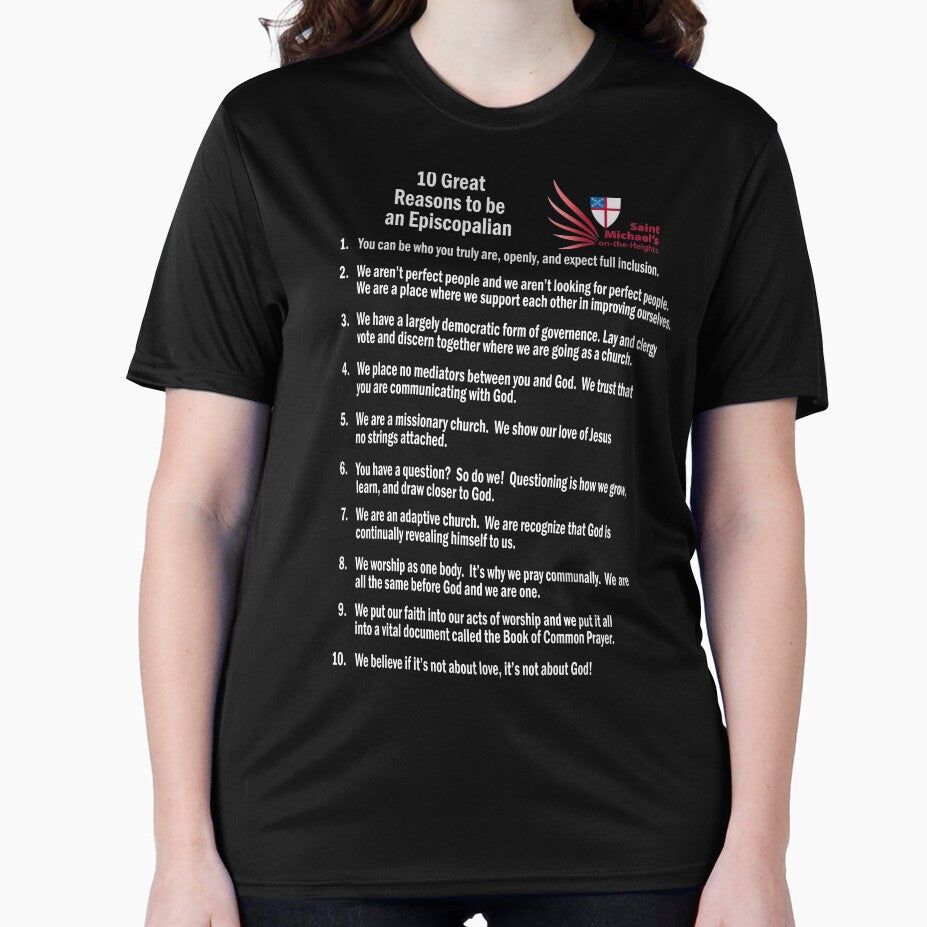 10 Great Reasons to be an Episcopalian - for Dark Shirts by Lincoel