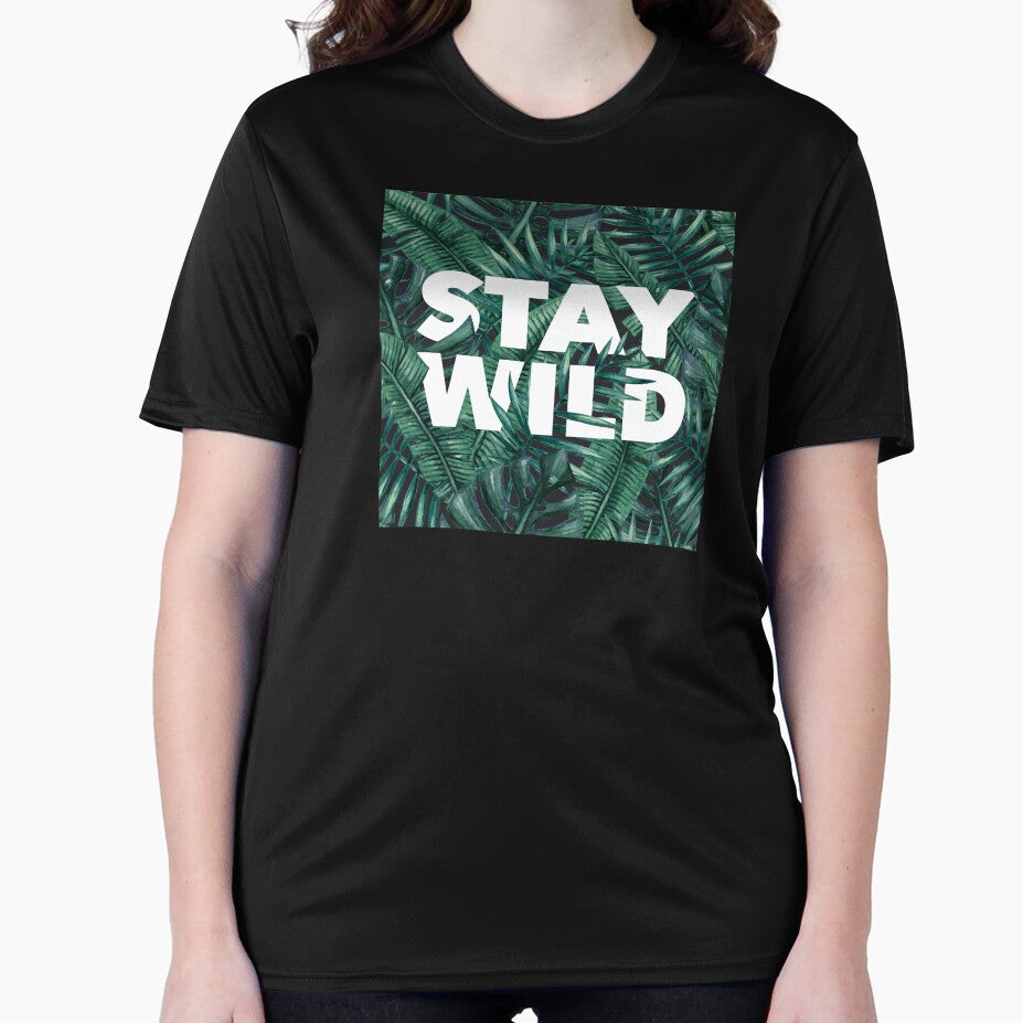 Stay Wild Tropical Jungle Print by kwillhoite