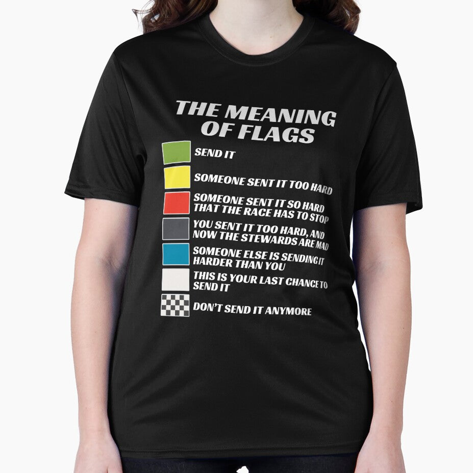 The Meaning of Racing Flags, Just Gonna Send It, Race Flags, Karting Flag by brytfanna