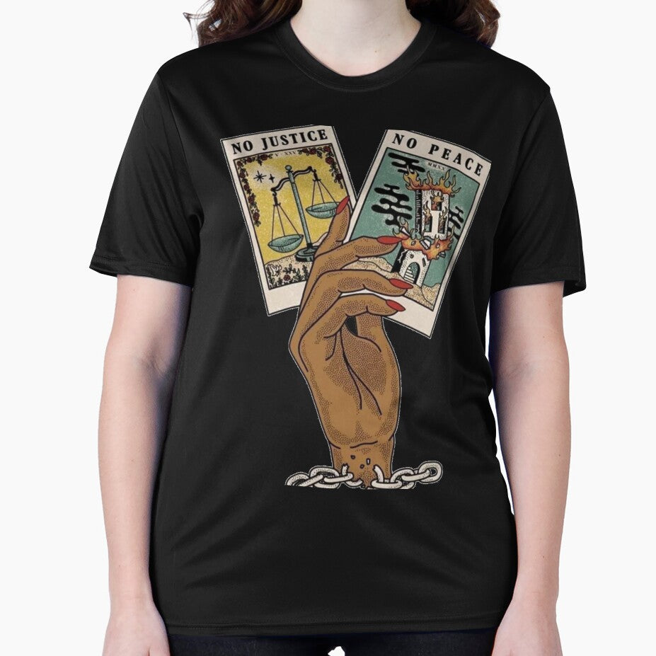 No justice no peace BLM tarot card by ProfMeru