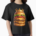 Royal Crown Cheeseburger: Luxury Premium Gold Crown Gourmet Burger by irfanshikh