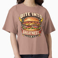 Bitten Into Greatness: Achievement Excellence Burger Badge by irfanshikh