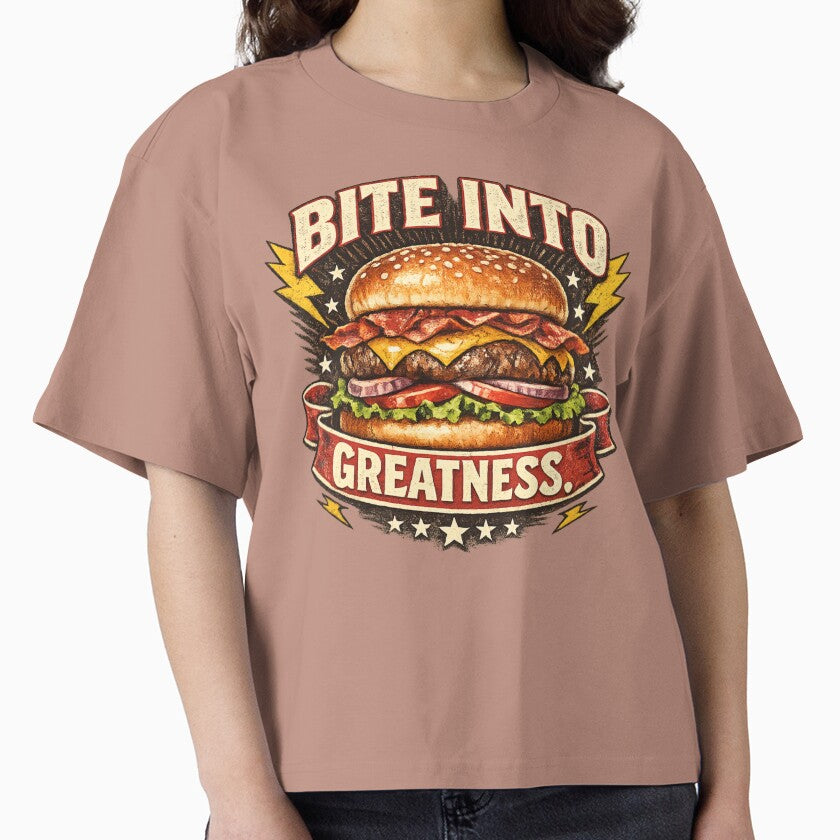 Bitten Into Greatness: Achievement Excellence Burger Badge by irfanshikh