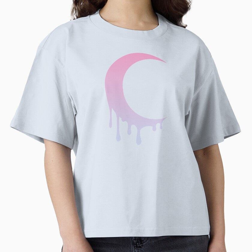 Melting Moon Kawaii Pastel Goth by Fran Fryberg