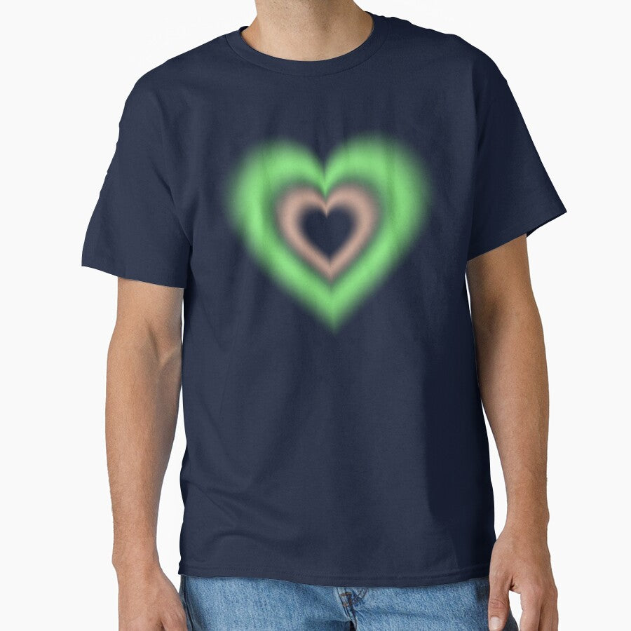 Green and gray orange blurry hearts (cinnamon and matcha) by serenebookworm