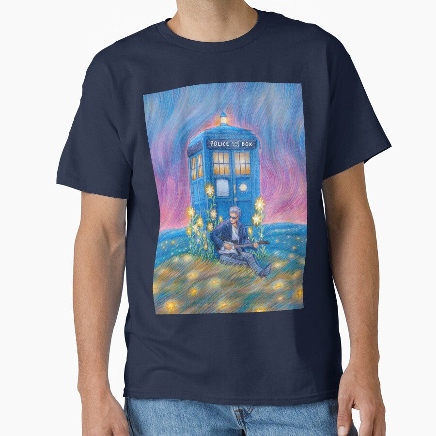 The Doctor playing a sad song by illustore