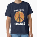 Give Pizza Chance, Funny, Pizza Lover, Gift, Pizza Pie, Peace, Cheese, by amilli