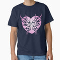 y2k neo tribal cyber sigilism pink aesthetic aura butterfly heart by Creative Brat Design Studio