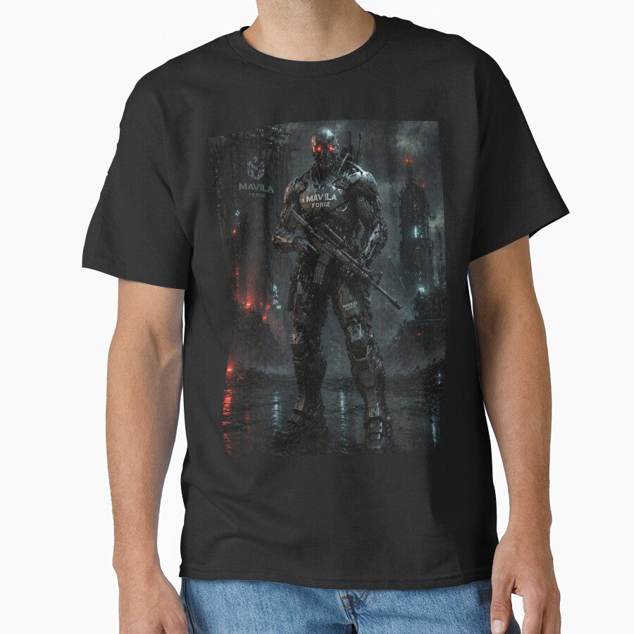 Sci-Fi Cybernetic Warrior Armor by JMAVILA ART