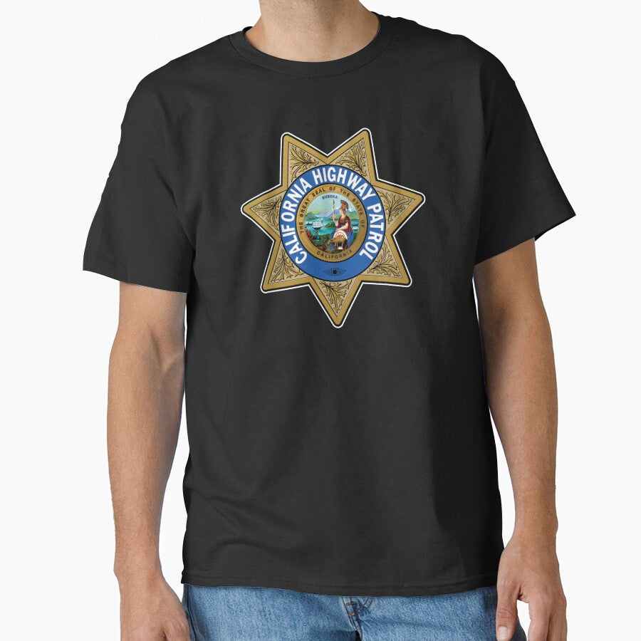 California Highway Patrol - badge - shield - logo - trooper Police by Osprey Tees