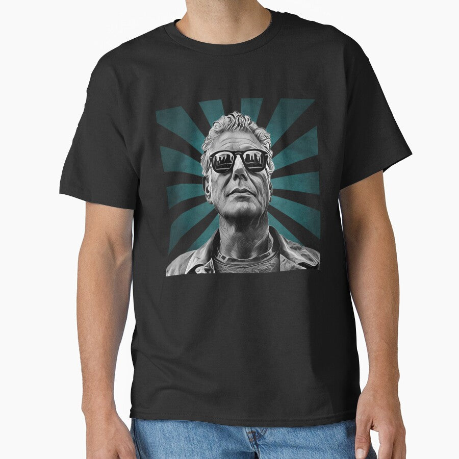 Anthony Bourdain II Retro Pixel II 70s by GeneCummerata