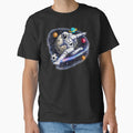Kids Soccer Astronaut Gift by Corvoria Unisex , , , Long Sleeve Tee