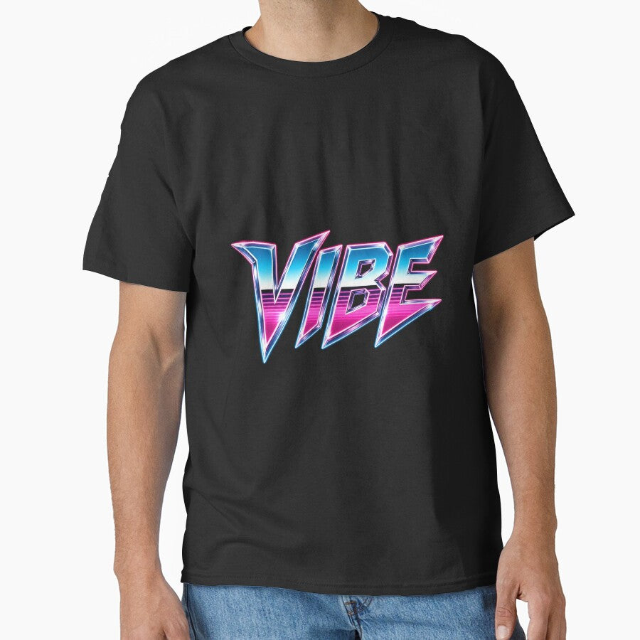 VIBE Retro Neon 80s Vaporwave Aesthetic by Kevin Shearer