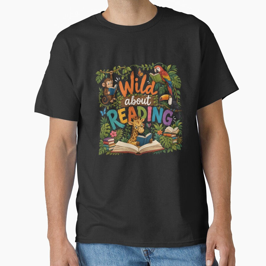 Wild About Reading Reading Books Lovers Reader Librarian by OlakunleOloroz