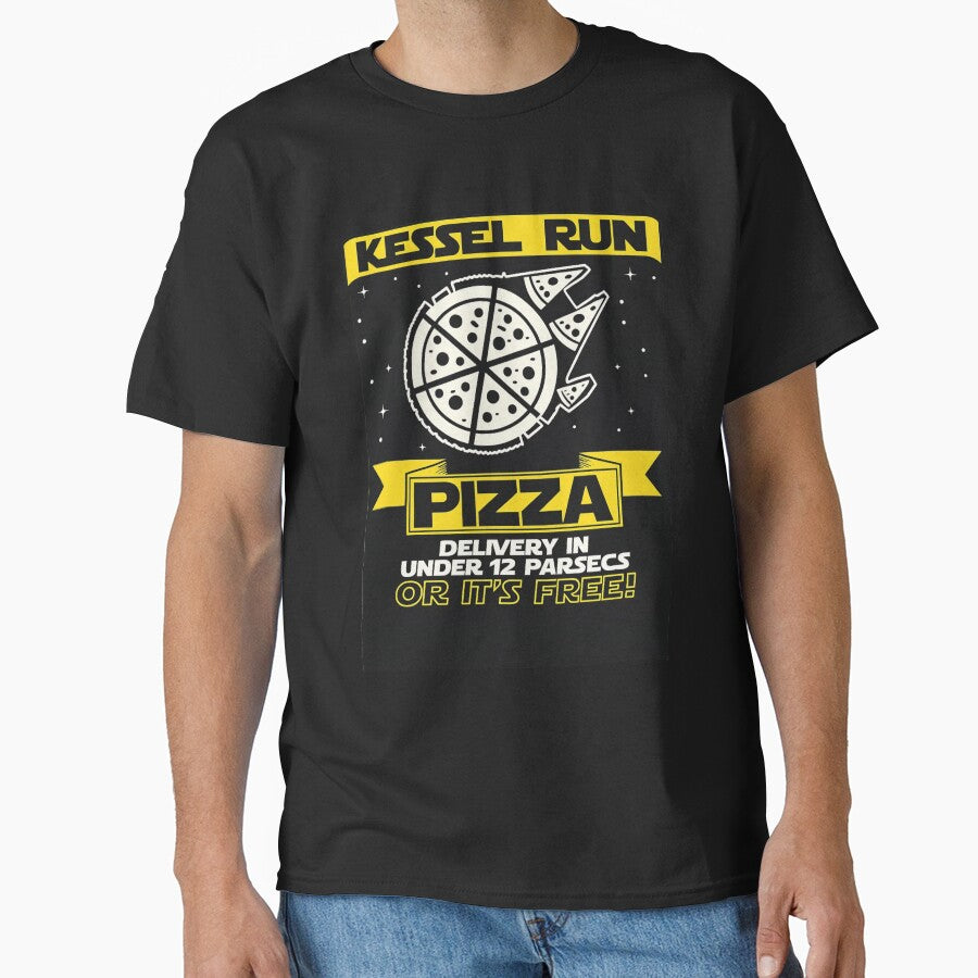 Kessel Run Pizza Delivery Sci Fi Humor Design by ZEtexaxe