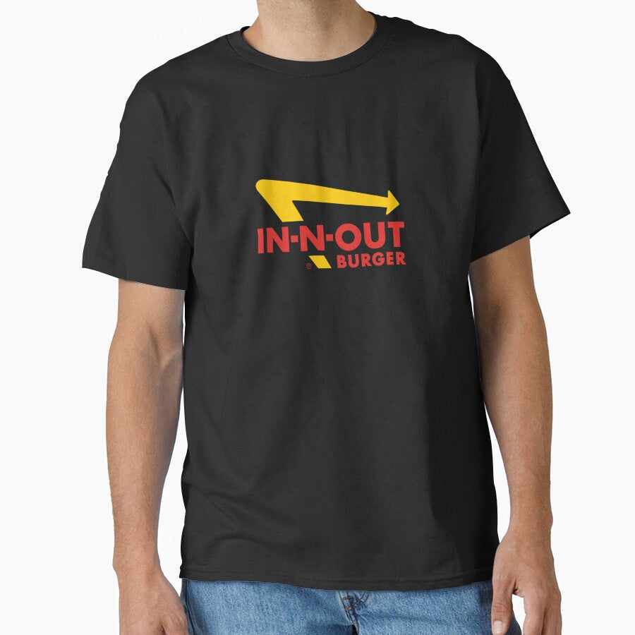 In-N-Out Burger Classic West Coast Fast Food Logo by Shichiro	 ilang