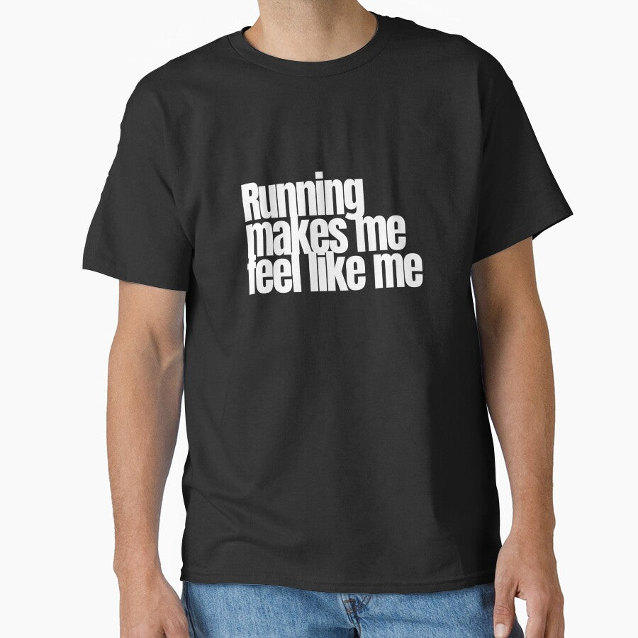 Running Makes Me Feel Like Me – Inspirational Running Quote by hhells