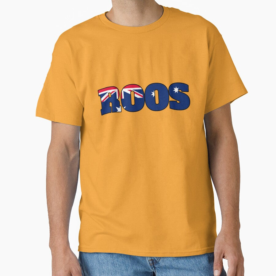 Australia Soccer Fan Shirt - Roos by Hamlet & Sons Unisex , , , Long Sleeve Tee