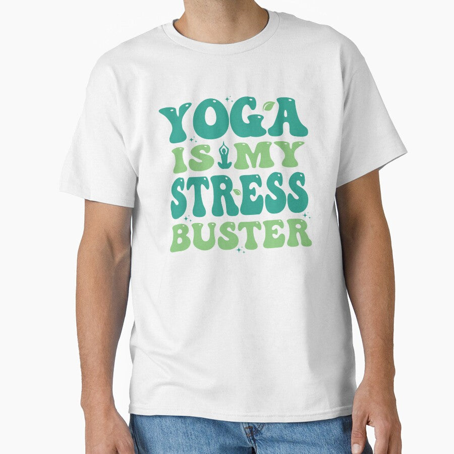 Cute yoga shirt | Green Groovy Design by AryaSubramanian
