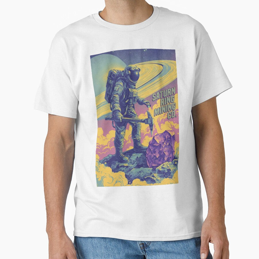 Retro Sci-Fi Astronaut Poster by Cosmic Cactus