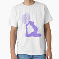 King Pigeon Yoga Pose With Mandala by Laanas