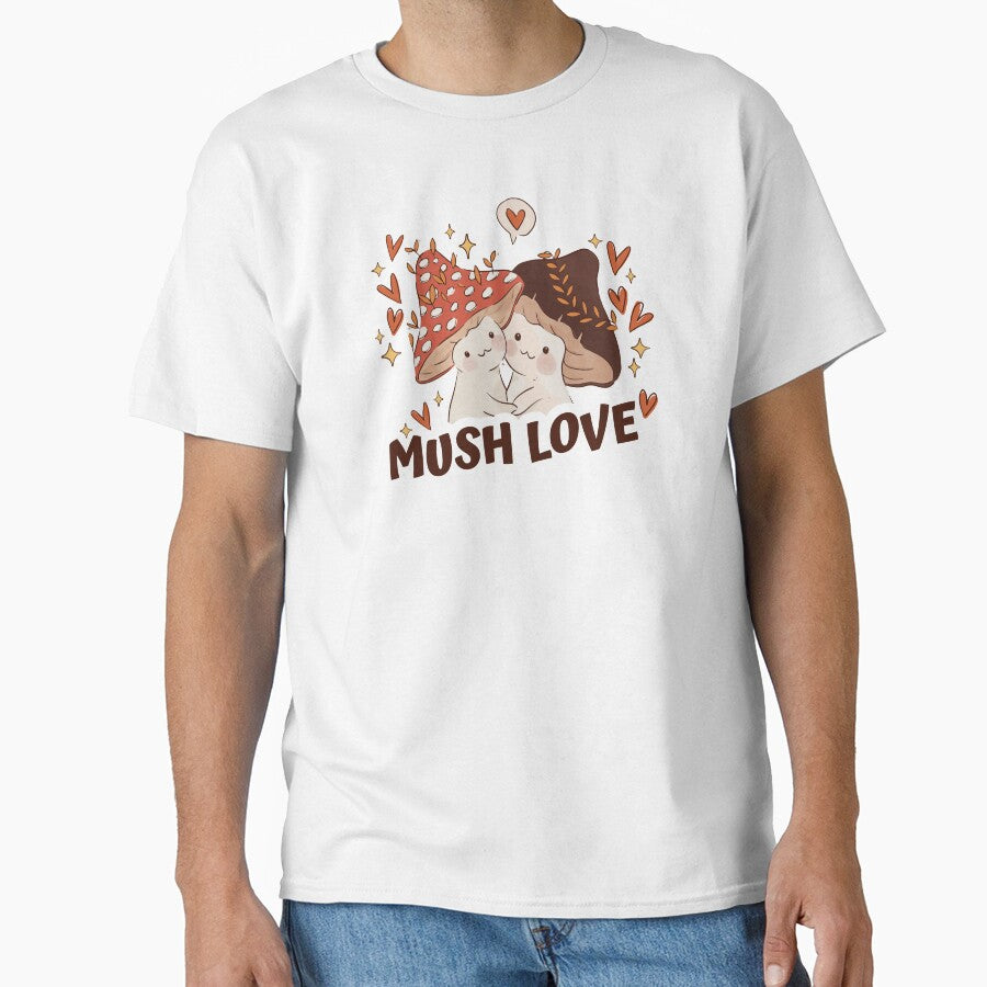 Cute Cottage Core Mushroom Valentine - Fairycore by Paperfly Studio