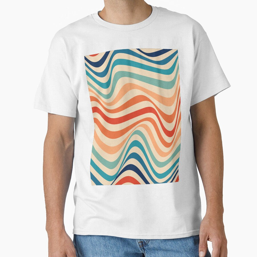 Retro 70s Waves Illusion by karanwashere