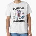 Running is my Therapy (Cartoon Art) by The Feel Workshop
