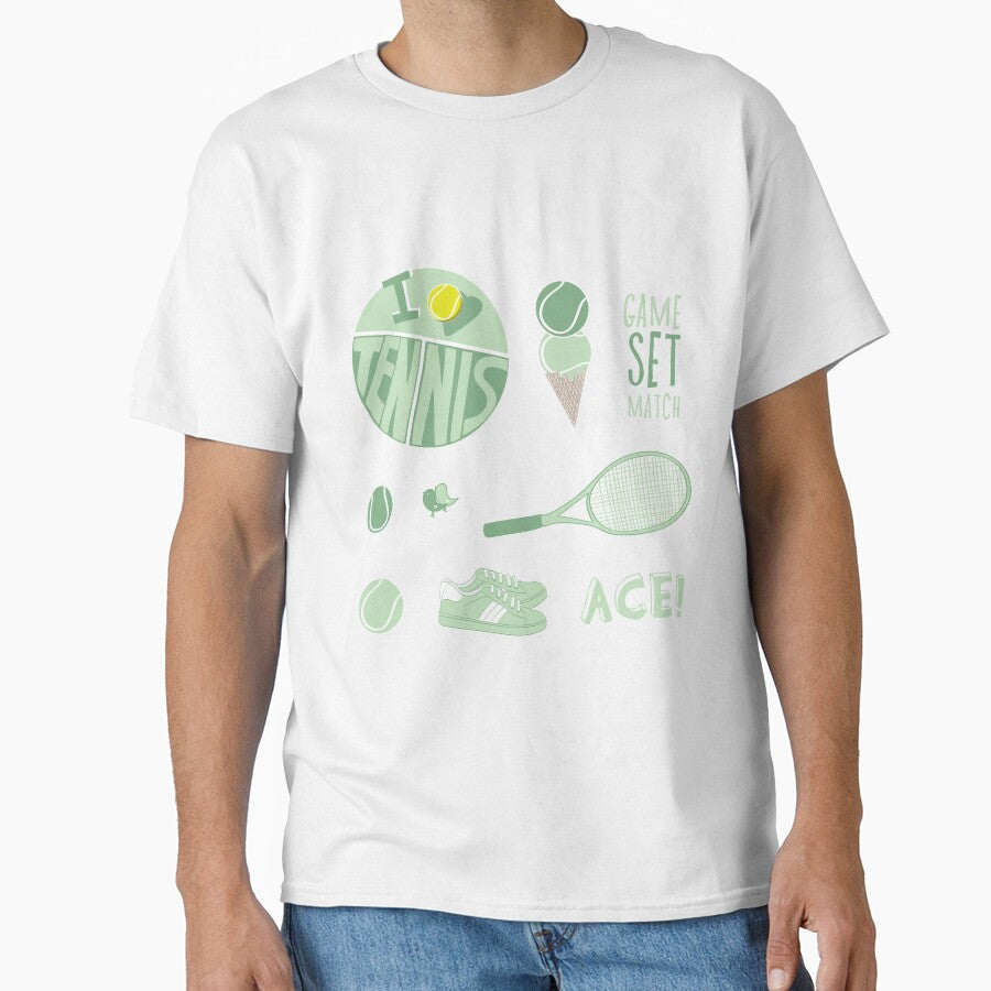 Light Green Retro Tennis Sticker Pack by The-Goods