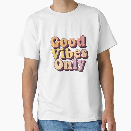 70s groovy good vibes only quote by MrCodeXZ