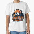 Adventure Awaits: Rustic Outdoor Design with Mountains and Campfire by Kawaii Planet Studio