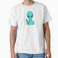 ZORGO Alien Thumbs Up – Funny Space Alien Approval Sticker by The-Visitors