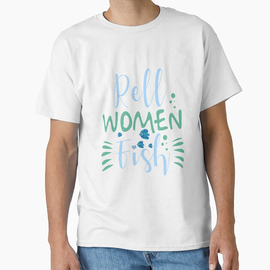 reel women fish by Space Art