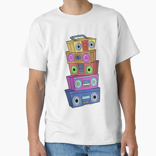 90s Hip Hop Gifts Women Men Ghettoblaster Classic Hip Hop by DSWShirts