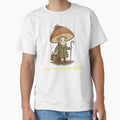 Take the Scenic Route-  Whimsical Mushroom Art Design by Willow & Ink